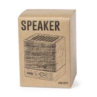 SPEAKER LEGNO E CANAPA ORGANICA
